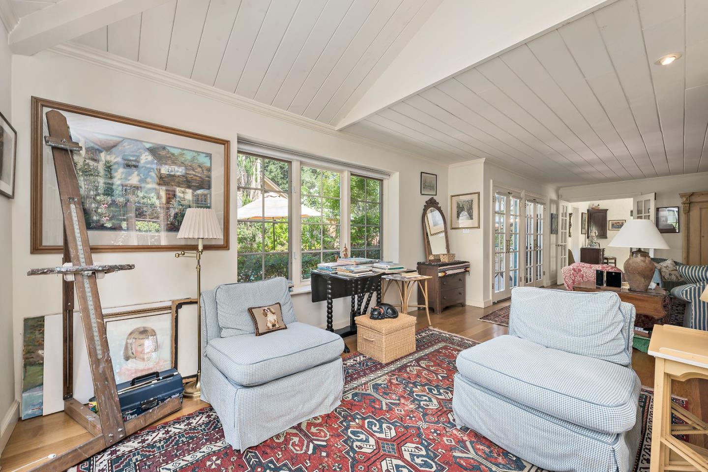 72 Winchester Drive Atherton, CA 94027 - Photo 17 of 50 a living room with furniture and a large window