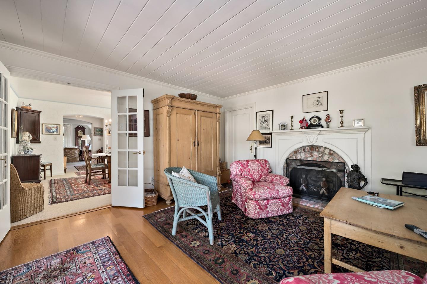 72 Winchester Drive Atherton, CA 94027 - Photo 18 of 50 a living room with furniture and a wooden floor