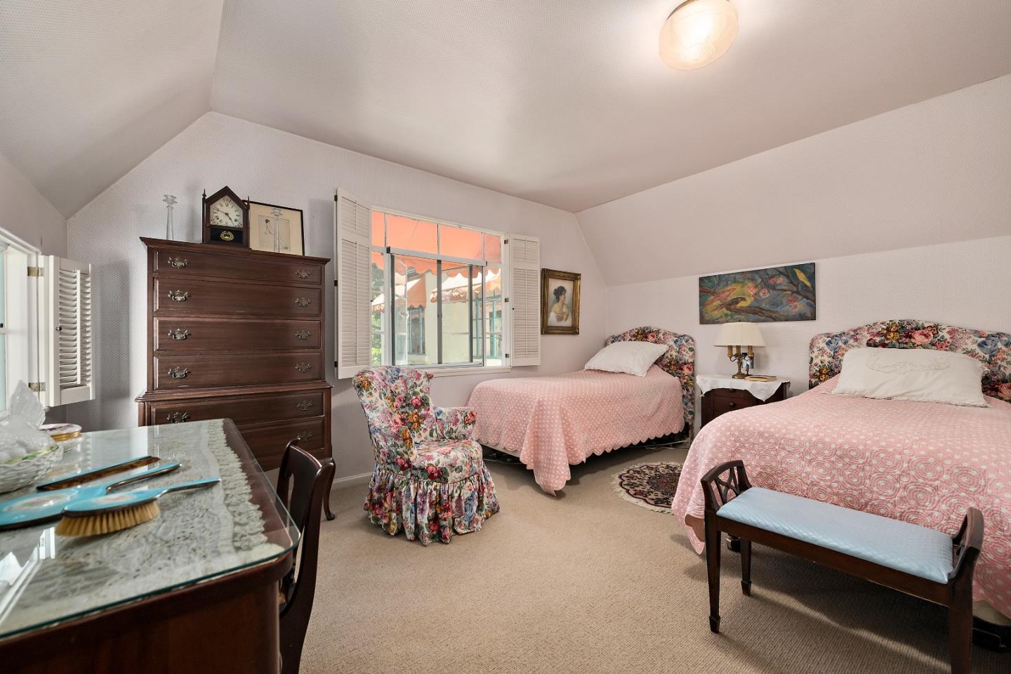 72 Winchester Drive Atherton, CA 94027 - Photo 21 of 50 a bedroom with two beds and painted walls