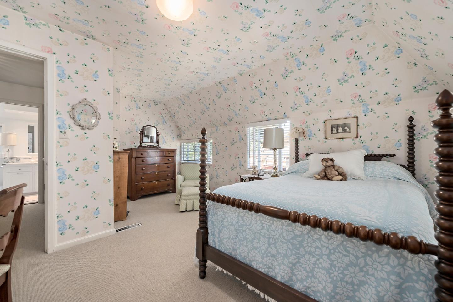 72 Winchester Drive Atherton, CA 94027 - Photo 23 of 50 a bed room with a bed and a cabinets