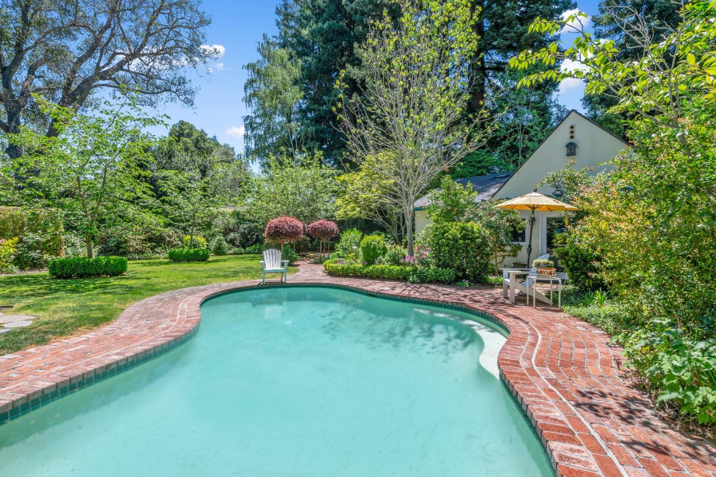 72 Winchester Drive Atherton, CA 94027 - Photo 40 of 50 a garden view with a seating space