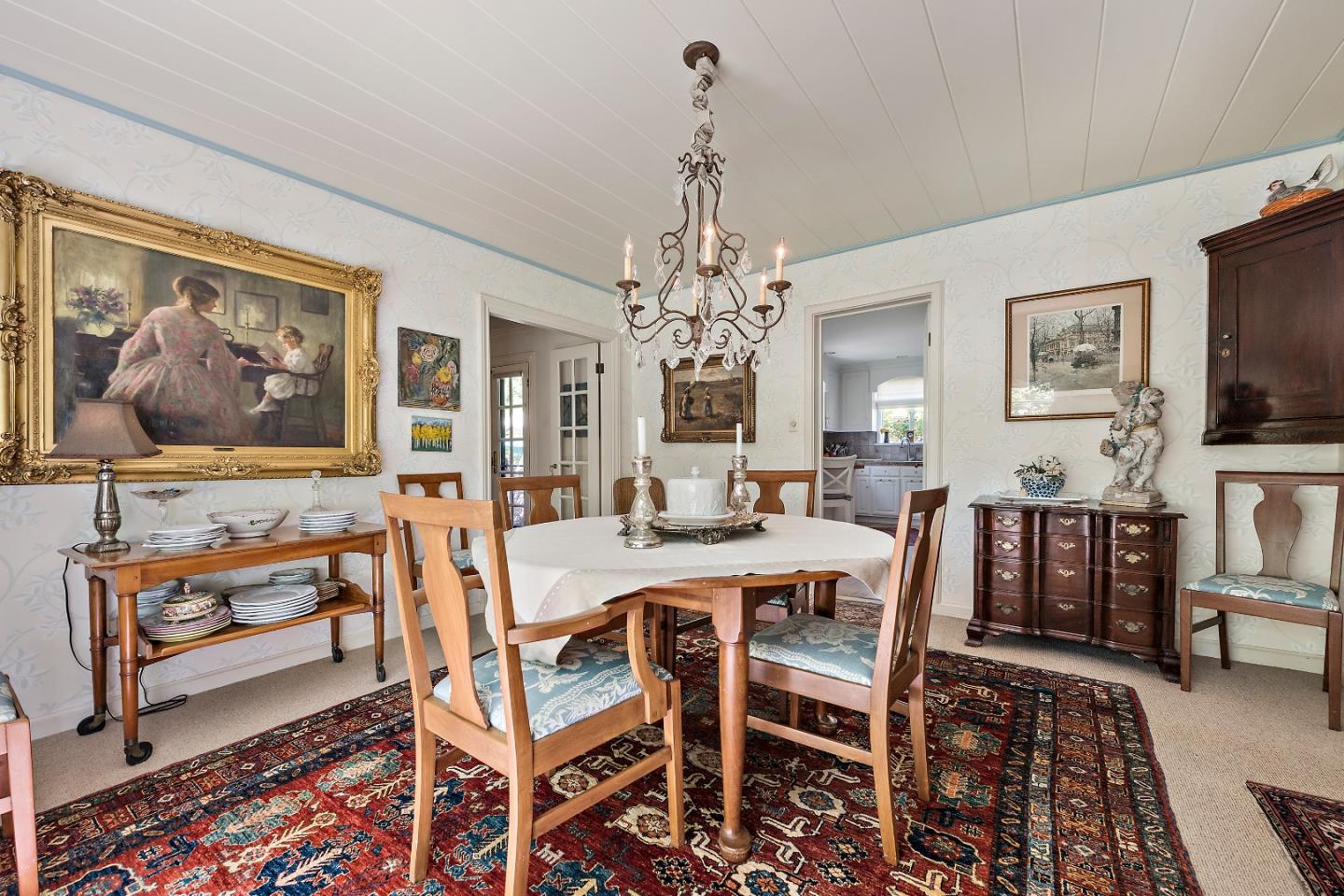72 Winchester Drive Atherton, CA 94027 - Photo 7 of 50 a view of a dining room with furniture