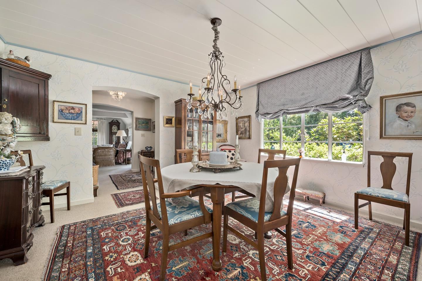 72 Winchester Drive Atherton, CA 94027 - Photo 9 of 50 a view of a dining room with furniture window and wooden floor