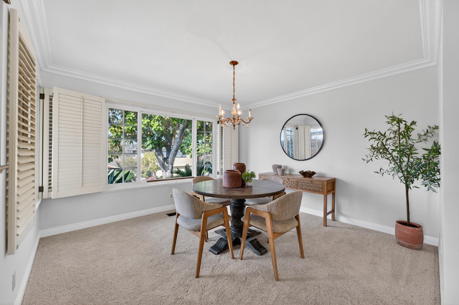 3006 Scenic Heights Way Carmichael, CA 95608 - Photo 16 of 76 a view of a dining room with furniture window and outside view