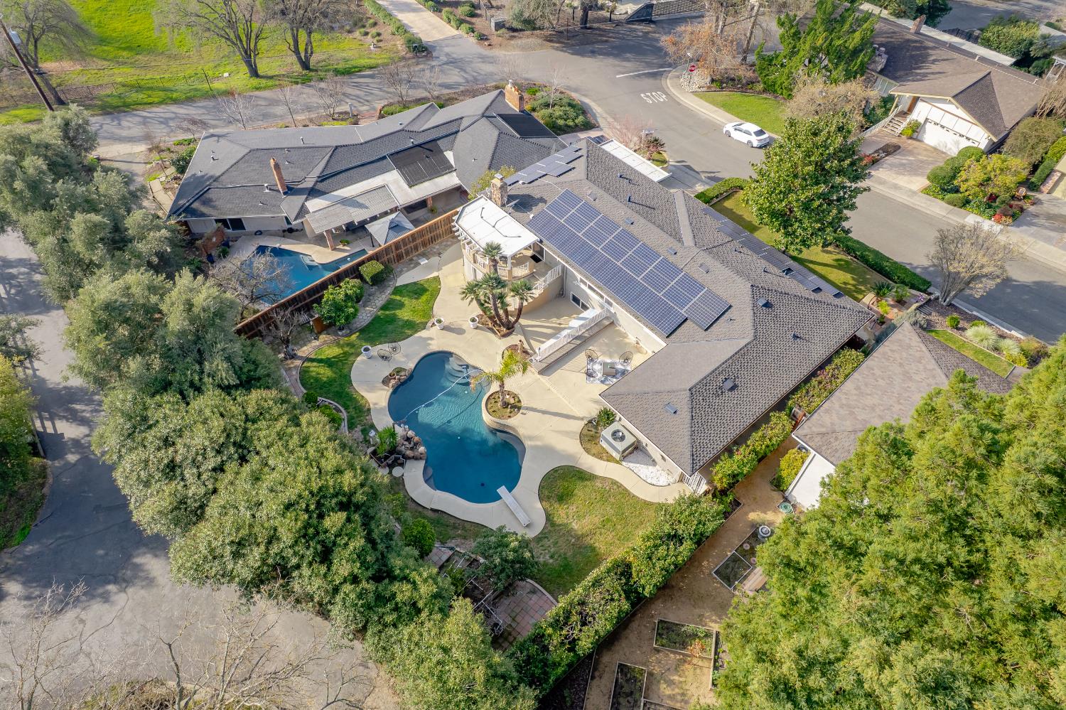 3006 Scenic Heights Way Carmichael, CA 95608 - Photo 70 of 76 an aerial view of a house with a yard