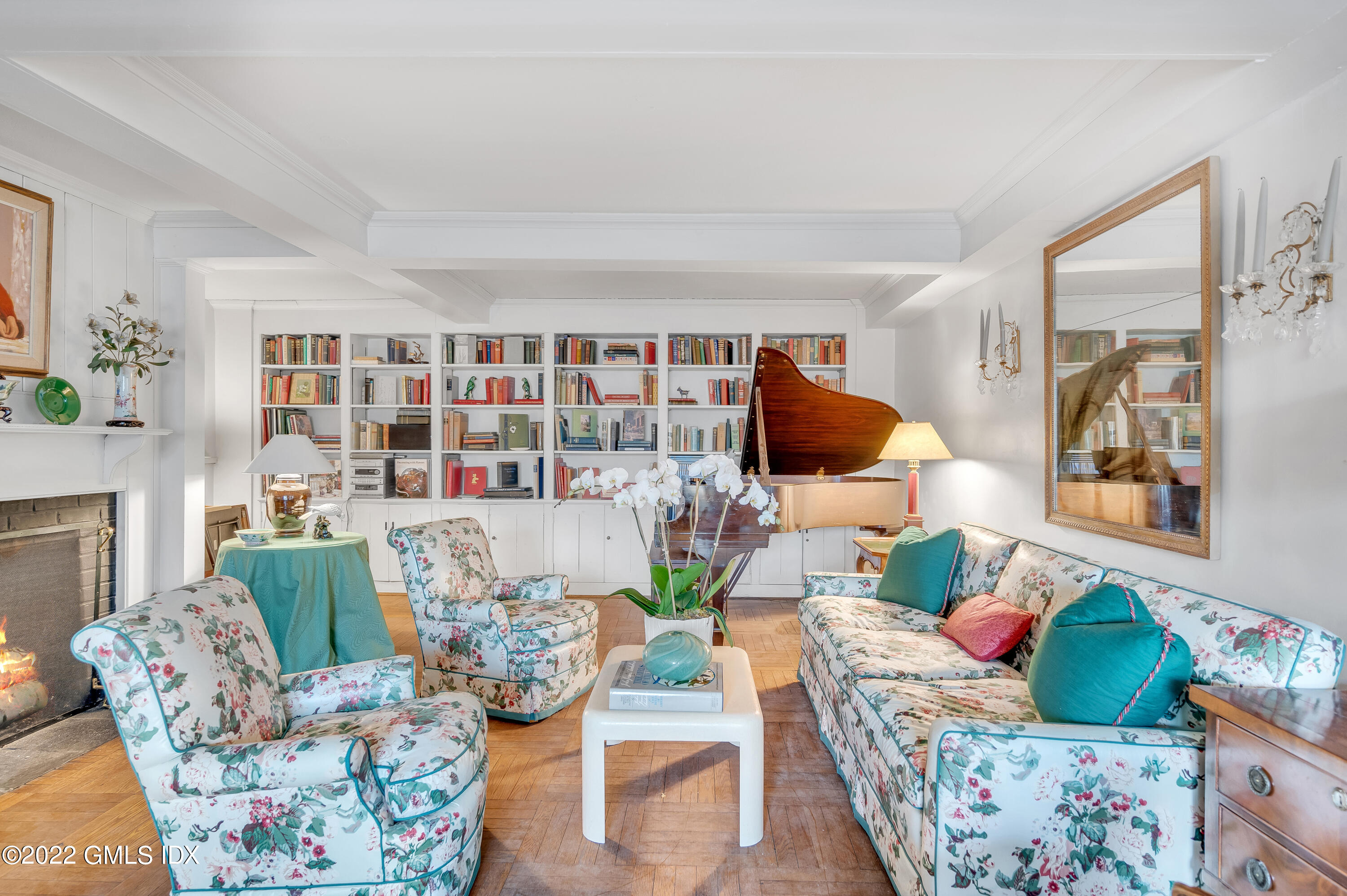 74 Round Hill Road Greenwich, CT 06831 - Photo 11 of 15 a living room with furniture and a table