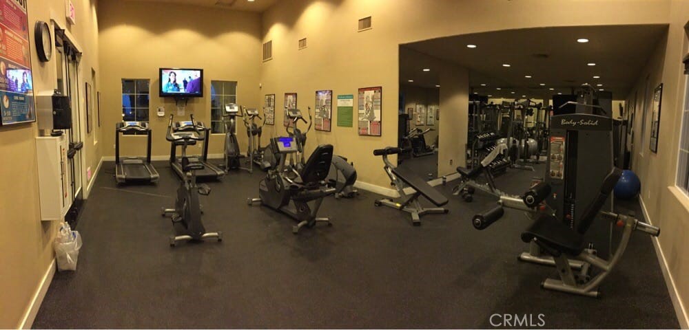 877 Orchid Way Azusa, CA 91702 - Photo 37 of 40 a view of a room with gym equipment