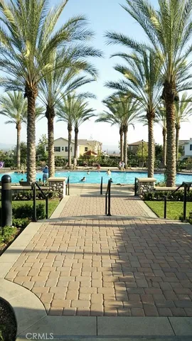 a view of outdoor space with seating