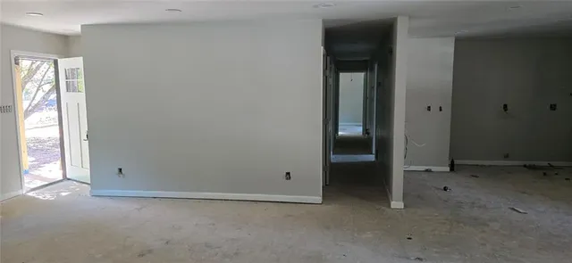 a view of storage and utility room