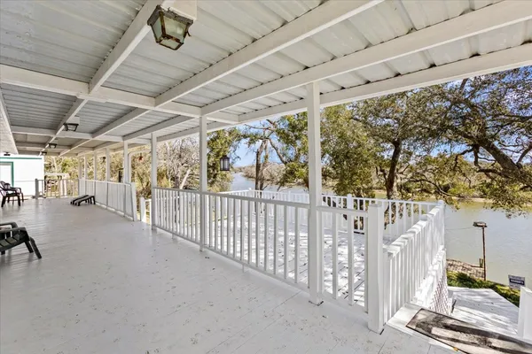 a view of a porch