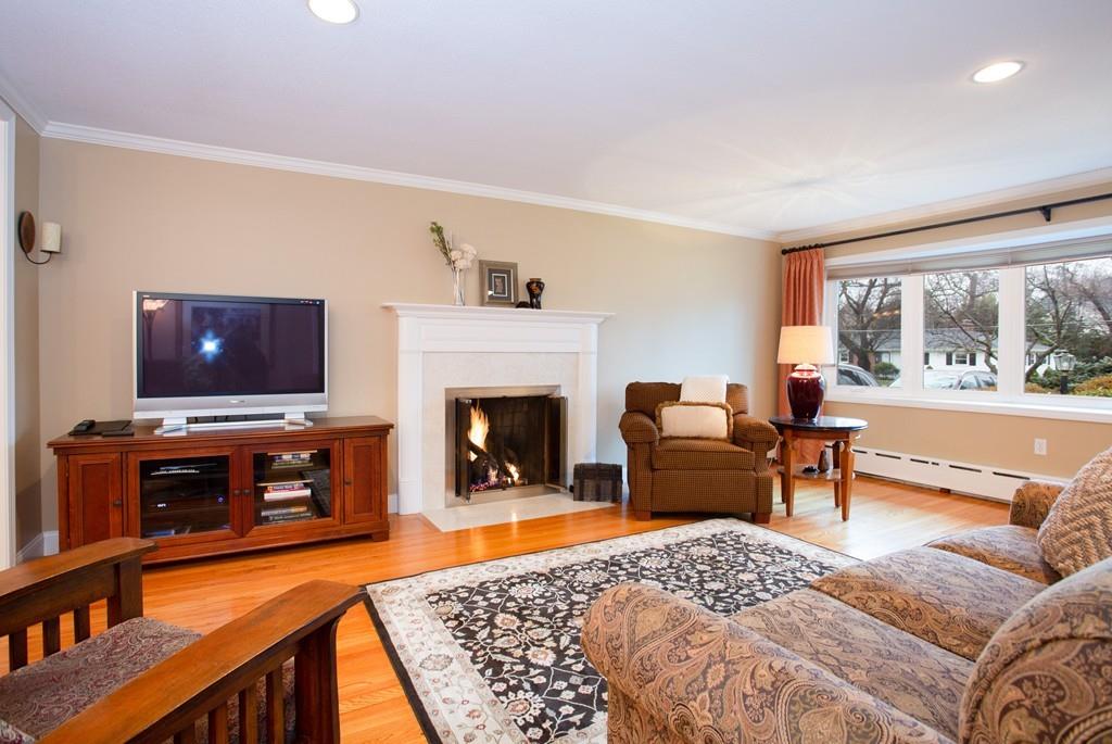 79 Wenonah Road Longmeadow, MA 01106 - Photo 5 of 29 a living room with furniture and a fireplace
