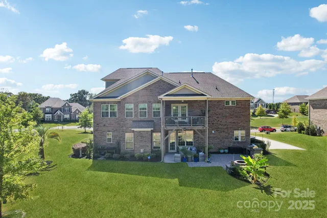 a aerial view of a house