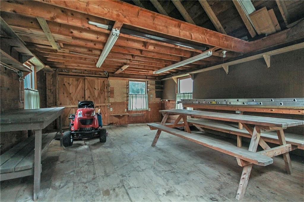 189 Biscay Road Damariscotta, ME 04543 - Photo 32 of 35 Inside of shed with plenty of work space