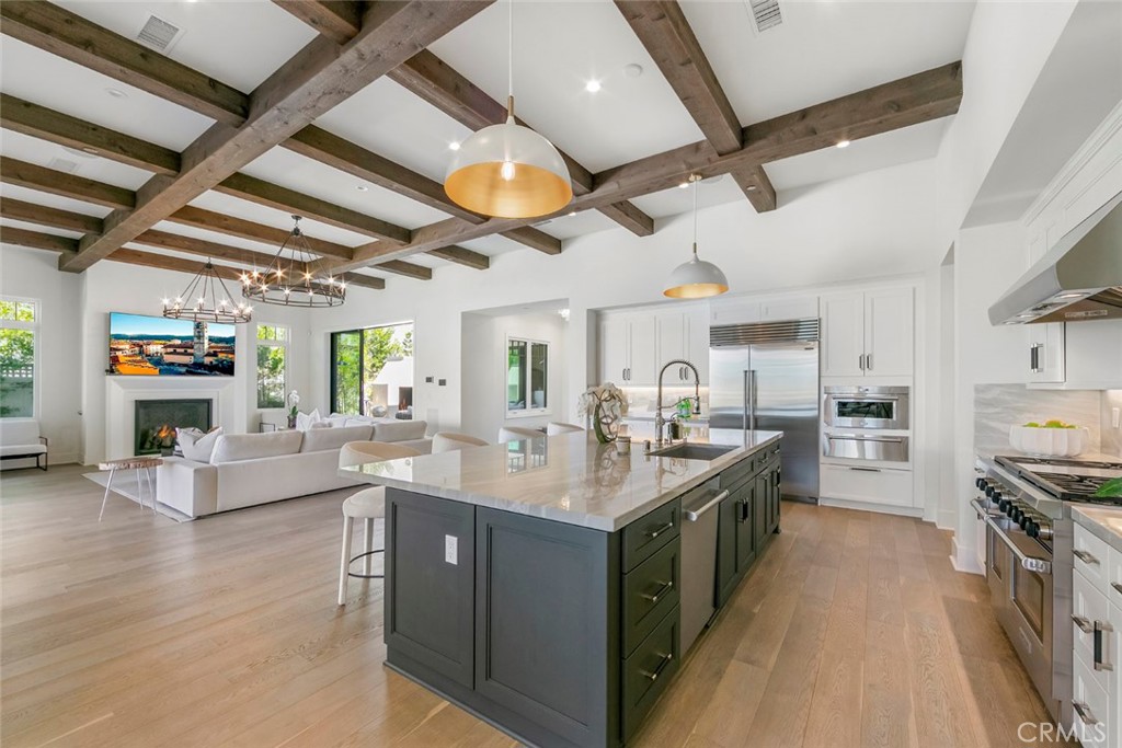 5 Rancho Elastico Road Rolling Hills Estates, CA 90274 - Photo 12 of 48 a kitchen with stainless steel appliances granite countertop lots of counter top space