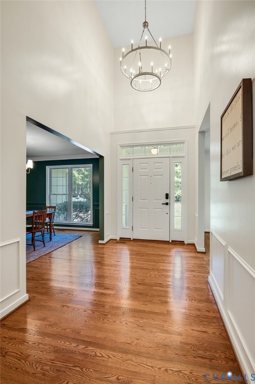 2620 Academy Road Powhatan, VA 23139 - Photo 7 of 49 a view of an empty room with wooden floor and a window
