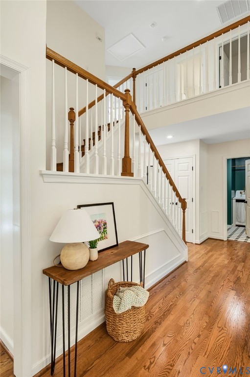 2620 Academy Road Powhatan, VA 23139 - Photo 8 of 49 a view of entryway with wooden floor and a front door