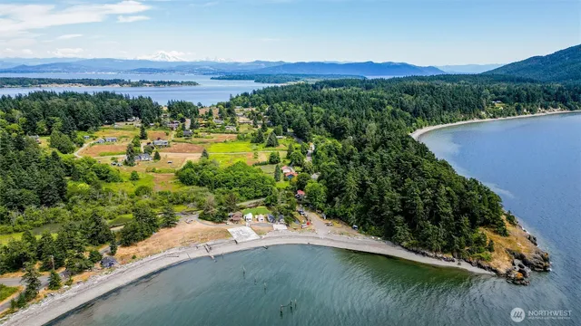 a view of a city with ocean
