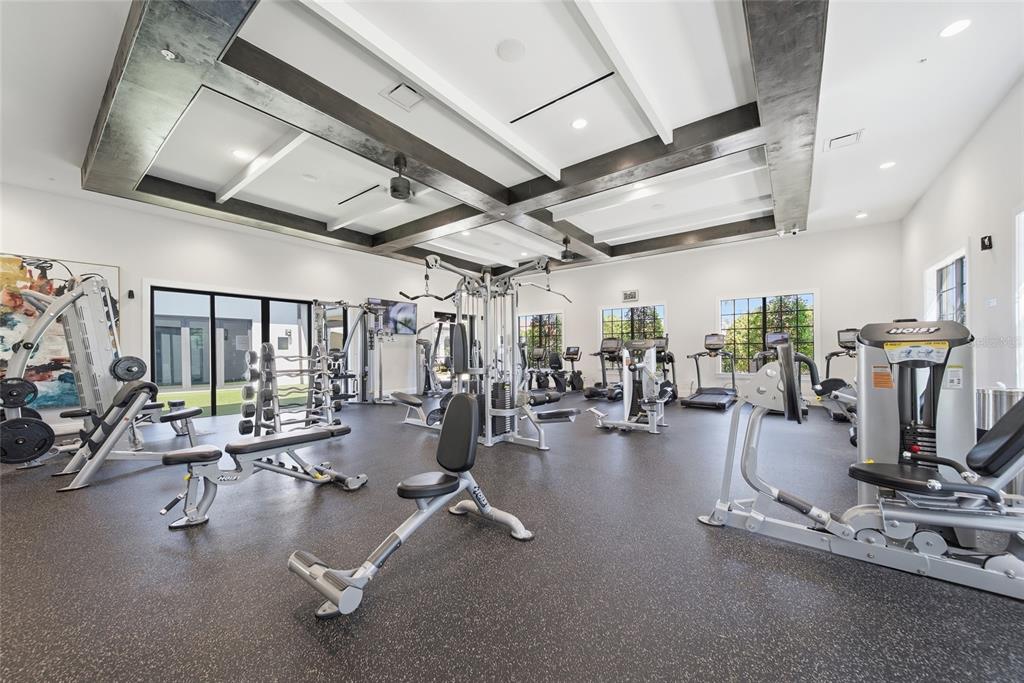 17301 Scuba Crest Street Wimauma, FL 33598 - Photo 34 of 37 a view of a room with gym equipment