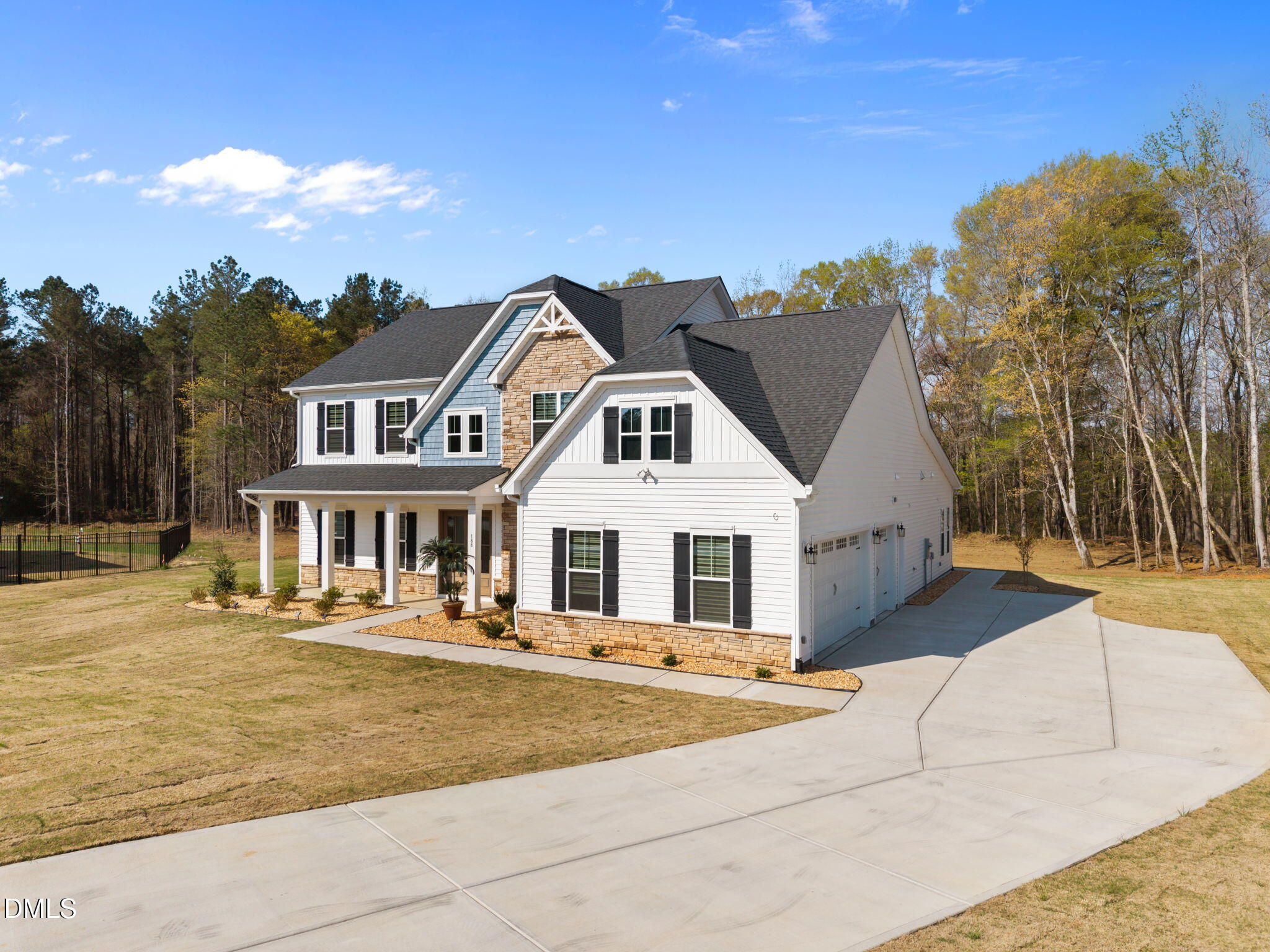 188 Flight Pattern Way Garner, NC 27529 - Photo 4 of 41 a front view of a house with a yard