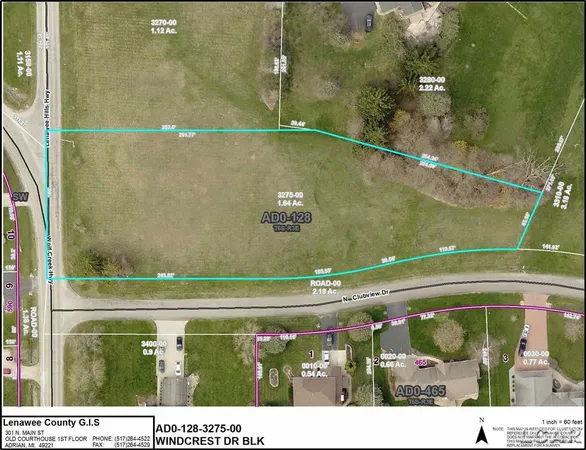$33,900 | Lot B Windcrest Court, Adrian, MI 49221