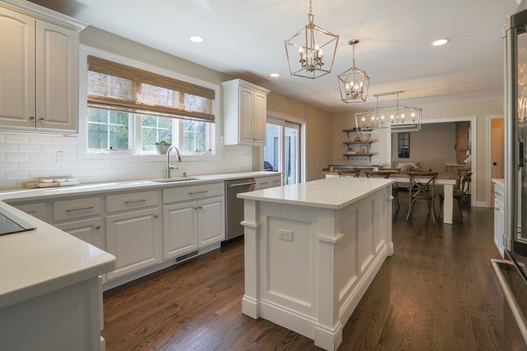 6 Kate's Lane Boxford, MA 01921 - Photo 6 of 36 a kitchen with a sink stove cabinets and wooden floor
