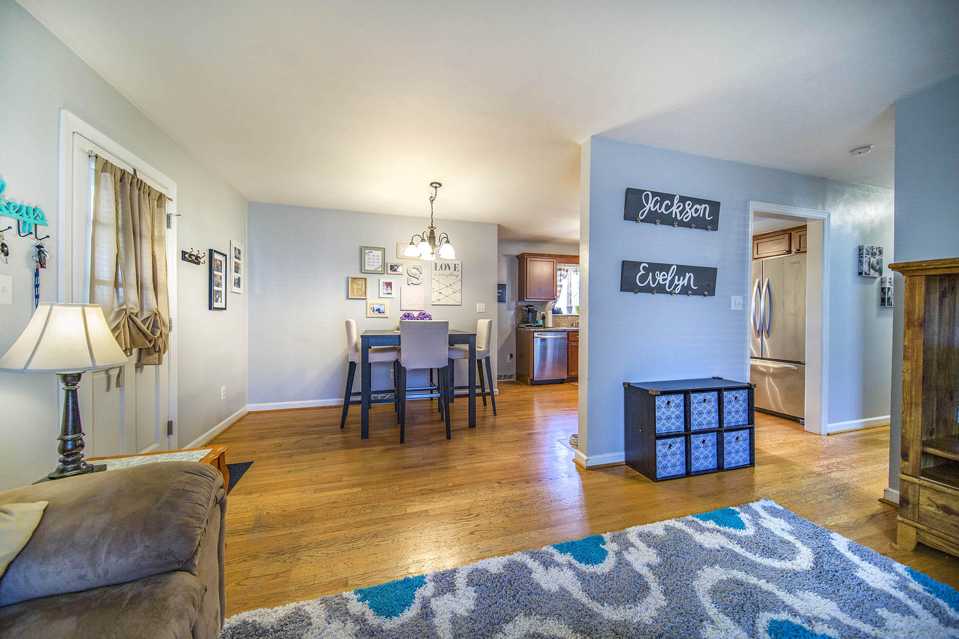 Living Room to Dining Area