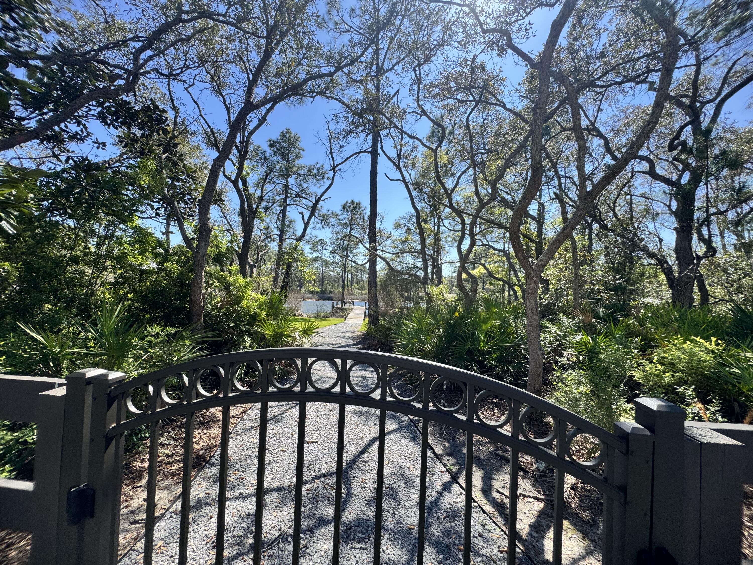 102 Churchill Drive Santa Rosa Beach, FL 32459 - Photo 21 of 89 Gate to Waterfront Backyard