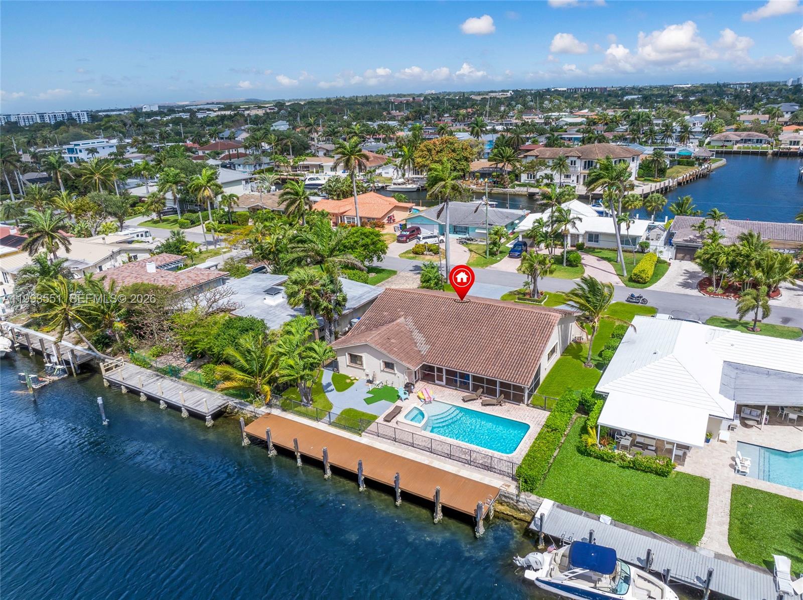 2752 Northeast 3rd Street Pompano Beach, FL 33062 - Photo 44 of 45 an aerial view of a city