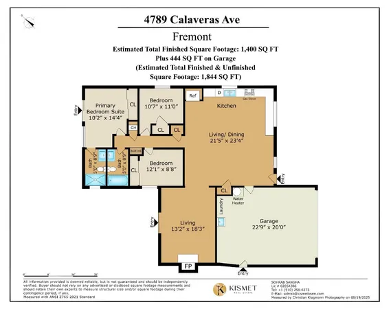 $1,498,000 | 4789 Calaveras Avenue, Fremont, CA 94538