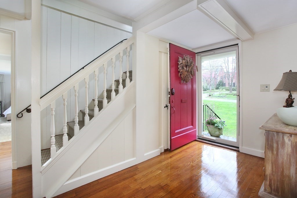 34 Greenwood Road Wellesley, MA 02481 - Photo 4 of 35 a view of an entryway with wooden floor