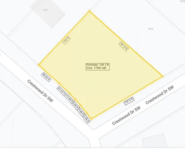 a view of a sign board with a park