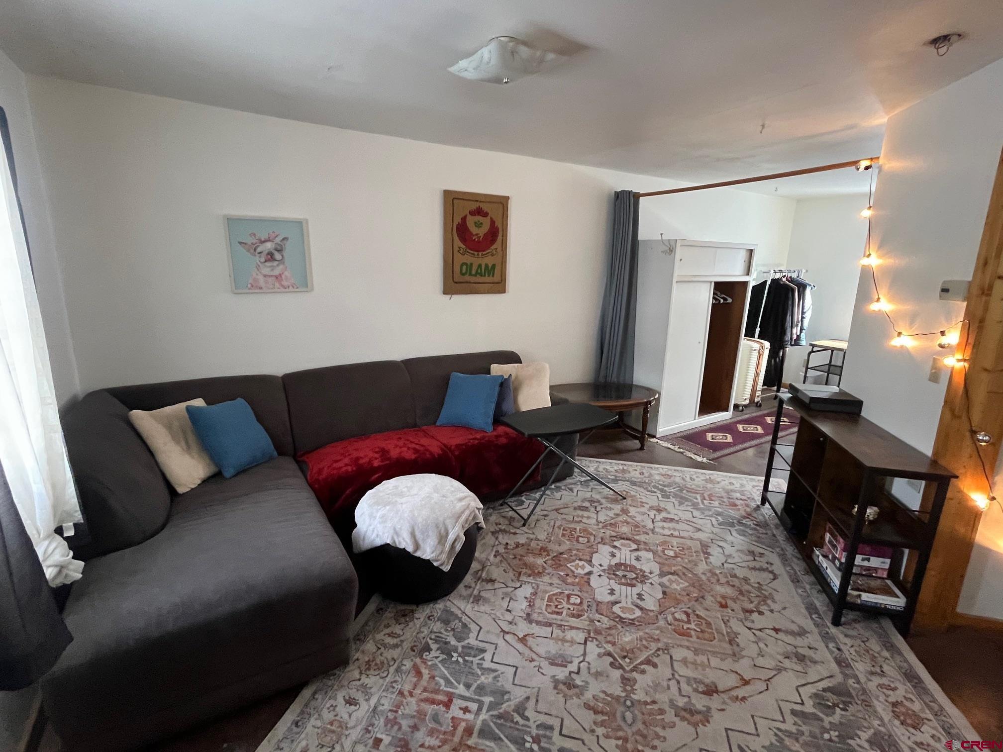 214 North Amelia Street Ridgway, CO 81432 - Photo 13 of 18 a living room with furniture and a flat screen tv