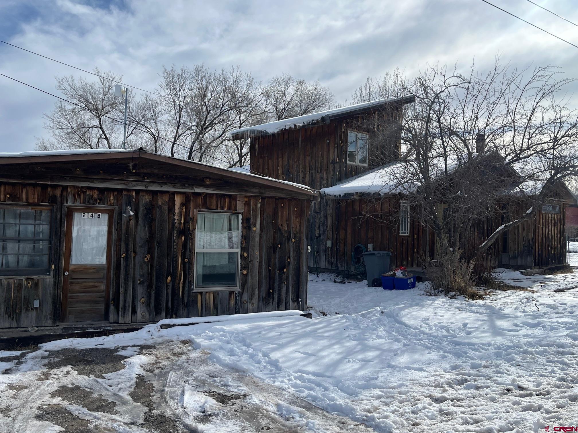 214 North Amelia Street Ridgway, CO 81432 - Photo 5 of 18 a view of a house with a yard covered in snow