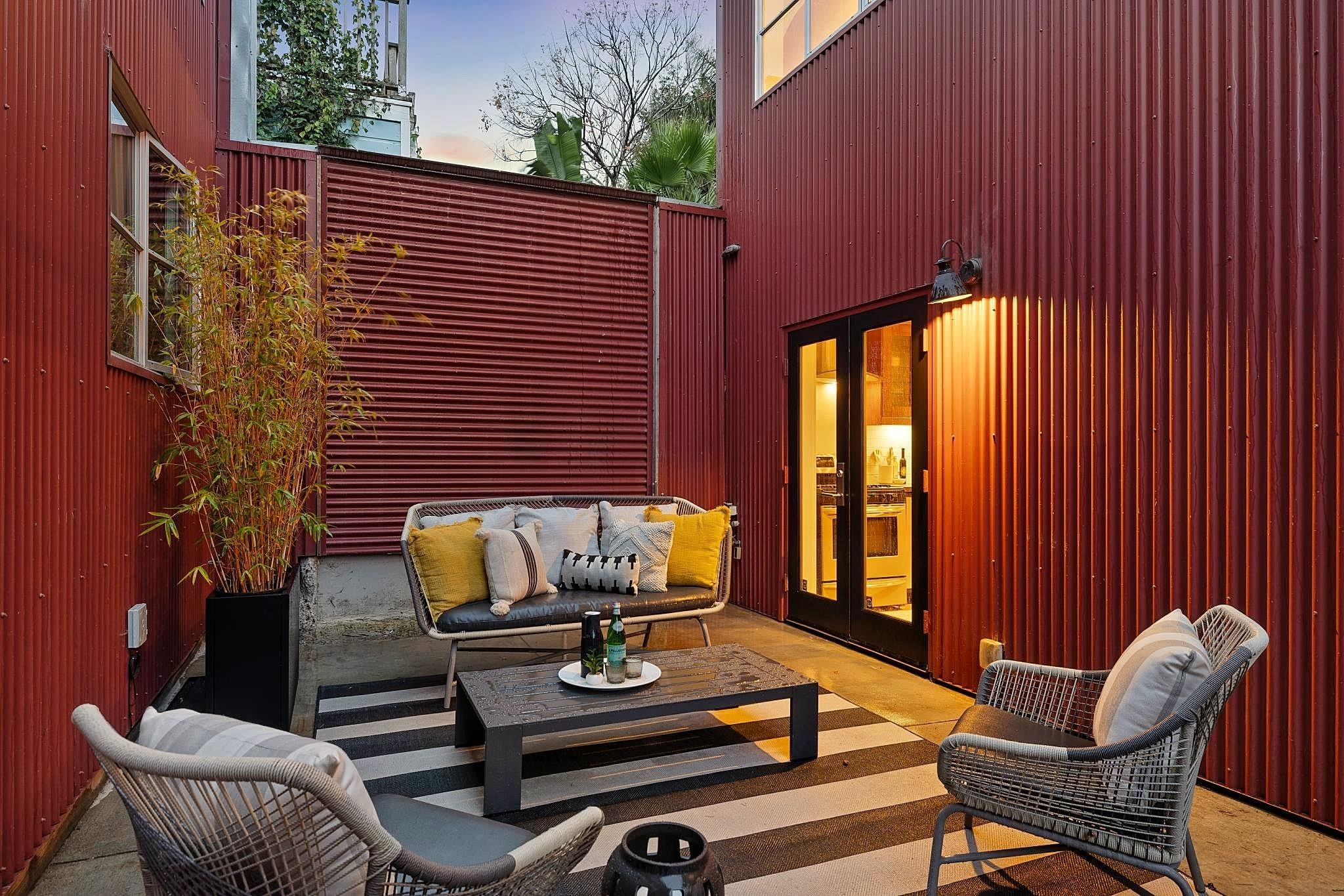 829 21st Street, Unit 3 Oakland, CA 94607 - Photo 41 of 47 View of patio / terrace with outdoor seating and french doors
