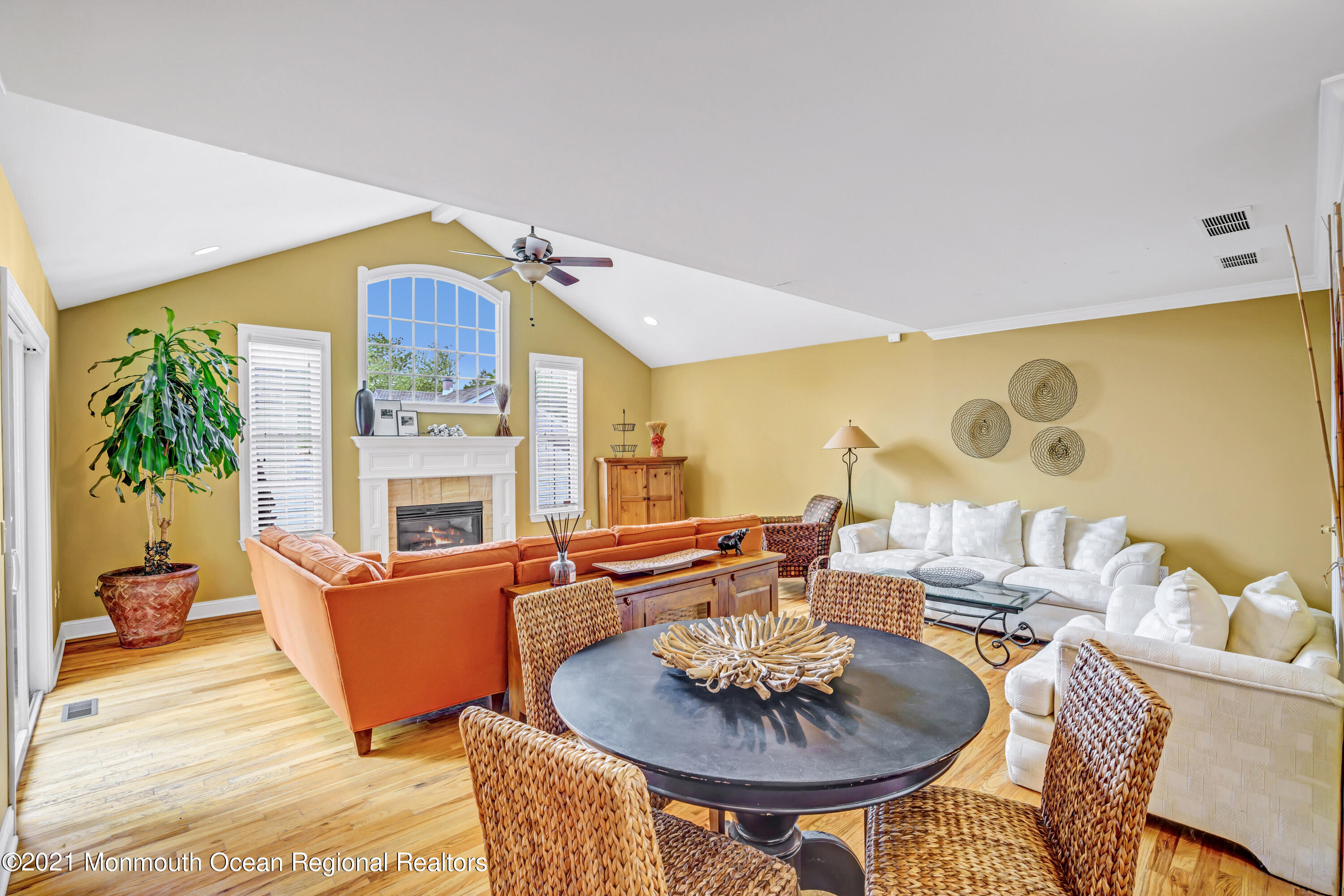 75 Minnesink Road Manasquan, NJ 08736 - Photo 22 of 53 a living room with fireplace furniture and a large window