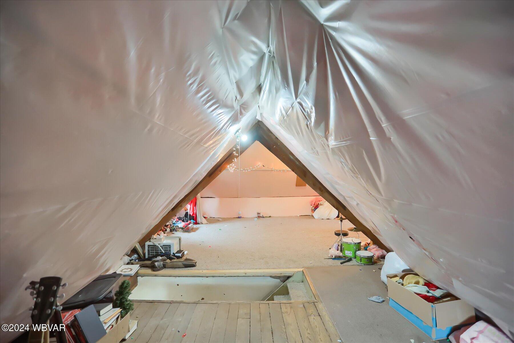 1407 Bloomingrove Road Williamsport, PA 17701 - Photo 26 of 32 Partially finished attic