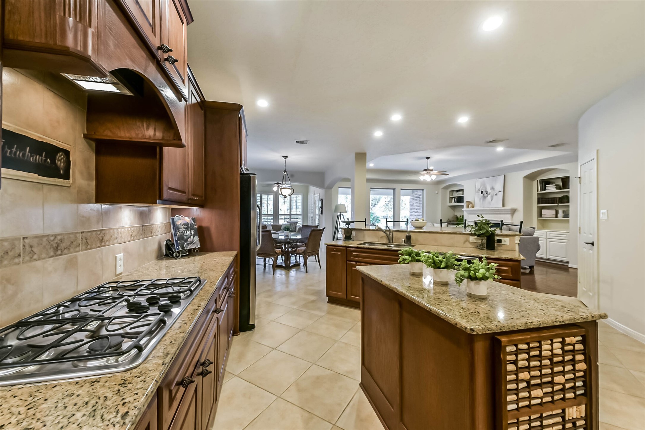 25295 Bull Ridge Drive Porter, TX 77365 - Photo 14 of 50 lots of cabinets and counter space for the chef.