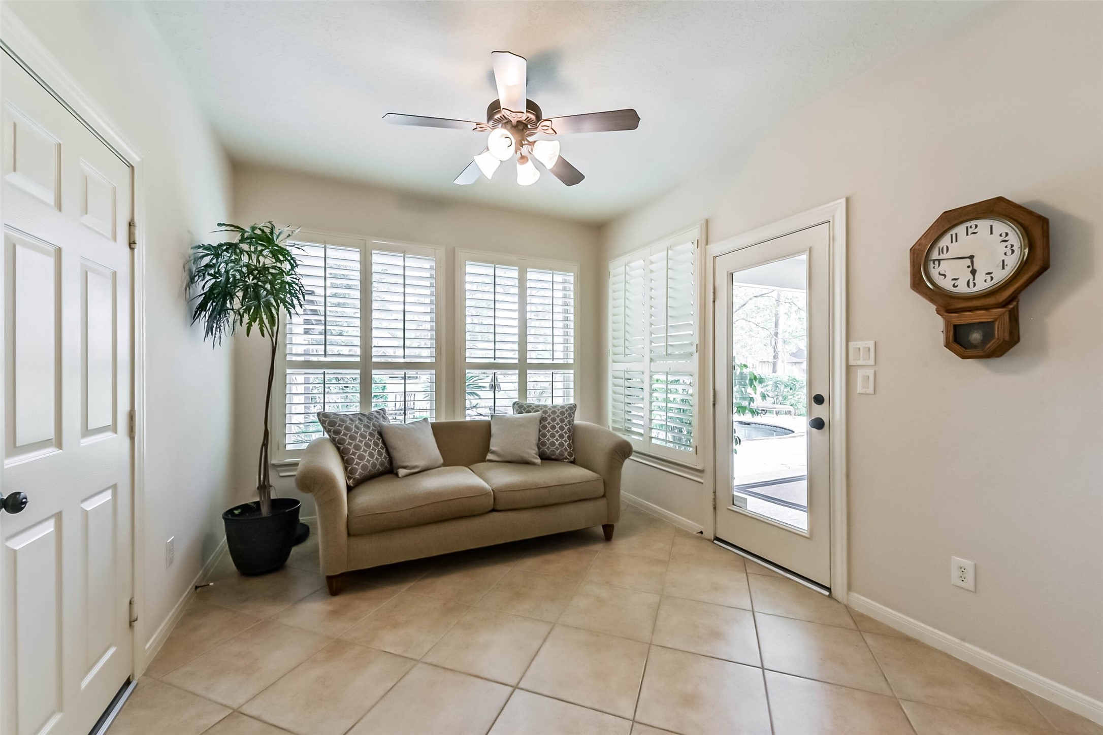 25295 Bull Ridge Drive Porter, TX 77365 - Photo 24 of 50 Sunroom offers options galore - reading space, second work area, craft space. Another View that is eye catching!