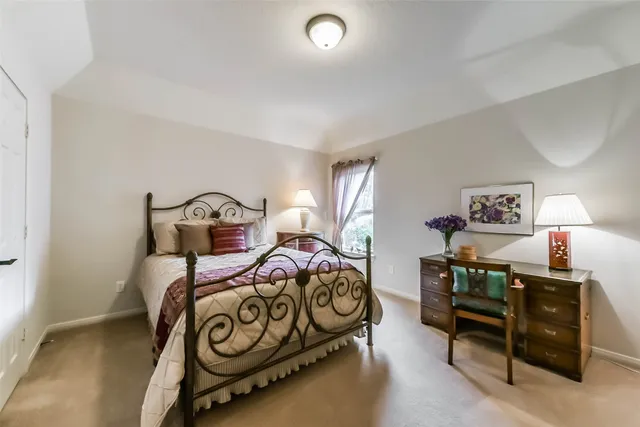 a bathroom with a sink double vanity and a mirror