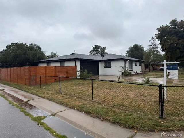 a backyard of a house