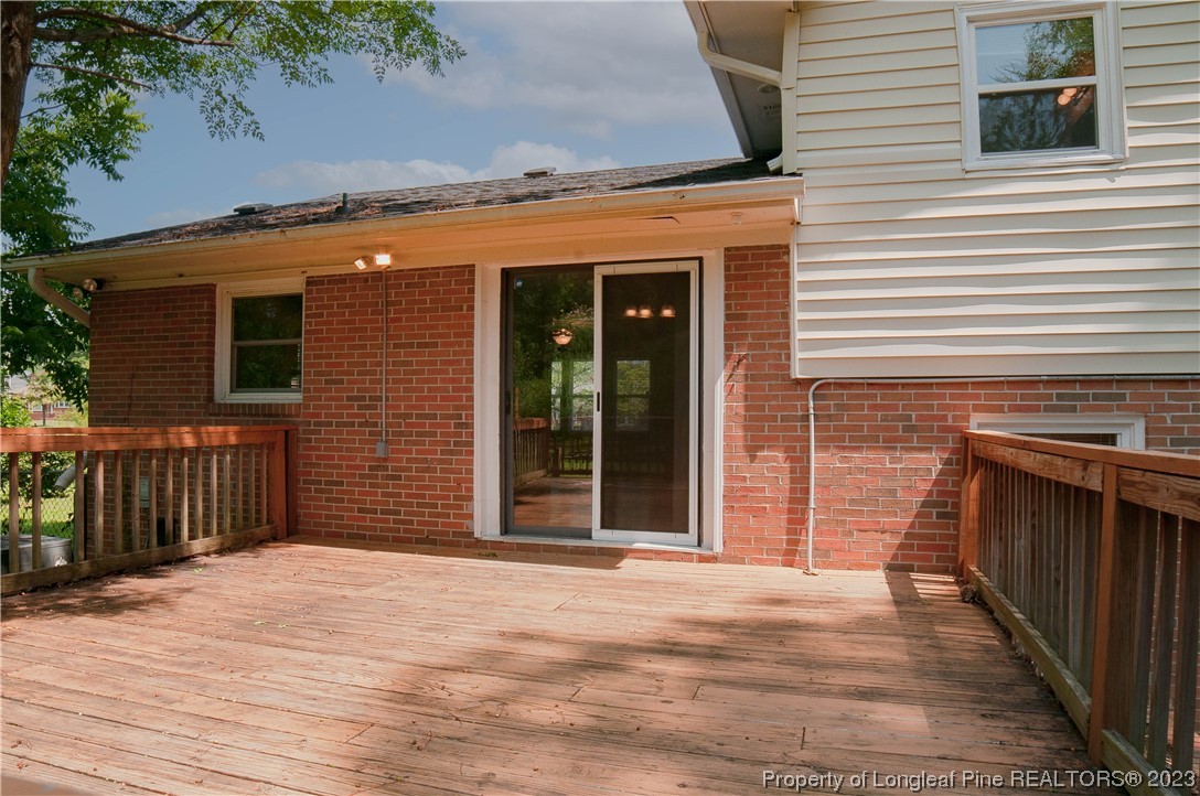 4605 Nix Road Fayetteville, NC 28314 - Photo 13 of 48 a view of a brick house with wooden floor