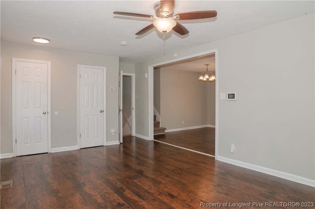 4605 Nix Road Fayetteville, NC 28314 - Photo 17 of 48 a view of an empty room with wooden floor