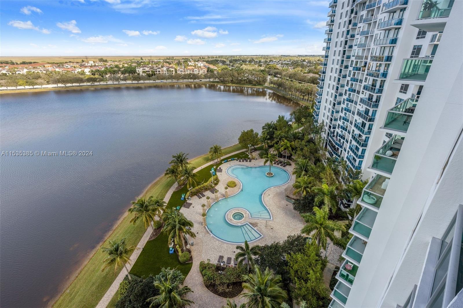 2681 North Flamingo Road, Unit 1405S Sunrise, FL 33323 - Photo 11 of 28 a view of a lake