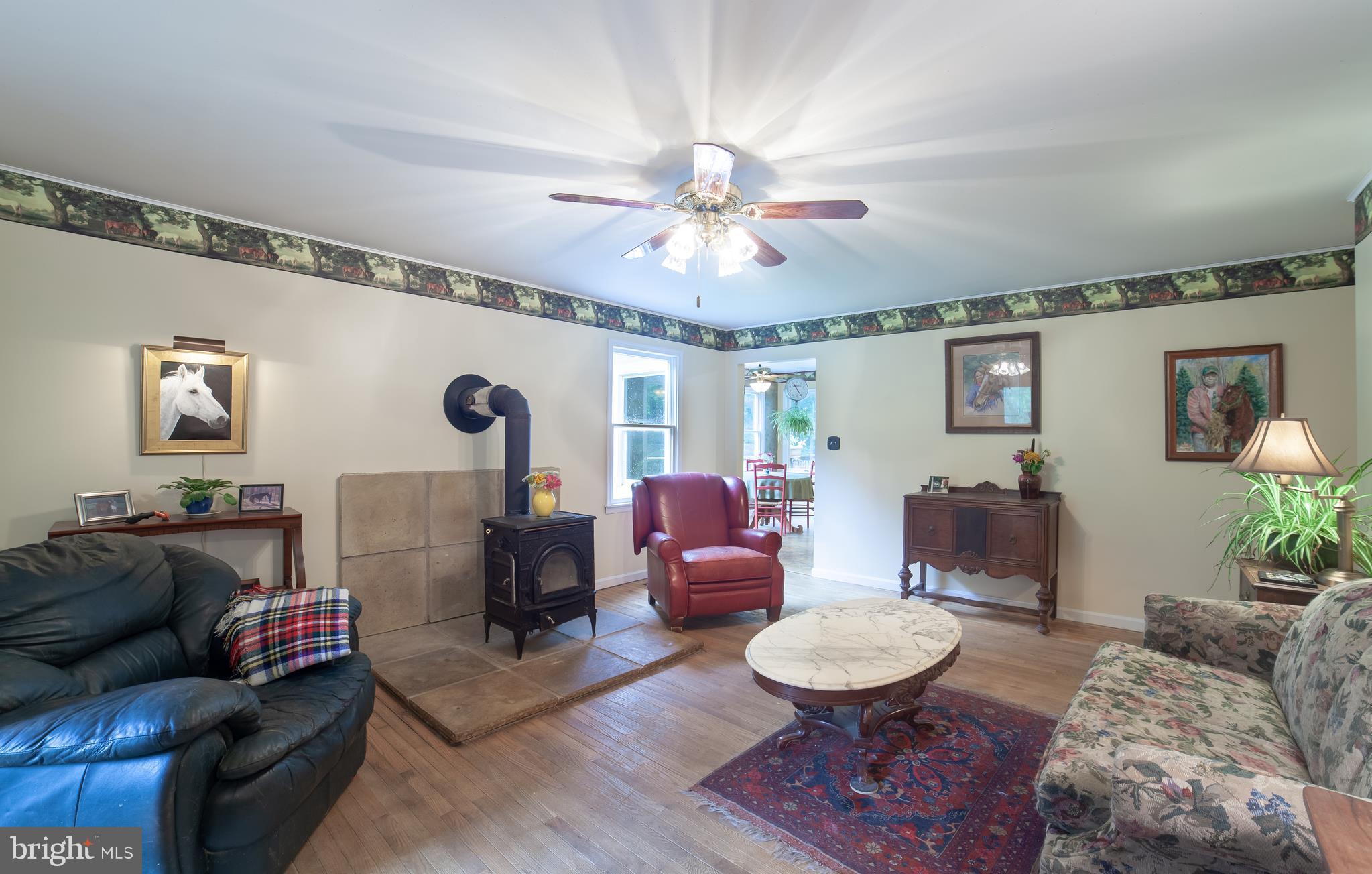 100 Reckord Road Fallston, MD 21047 - Photo 5 of 30 Cozy family room with hardwood floors