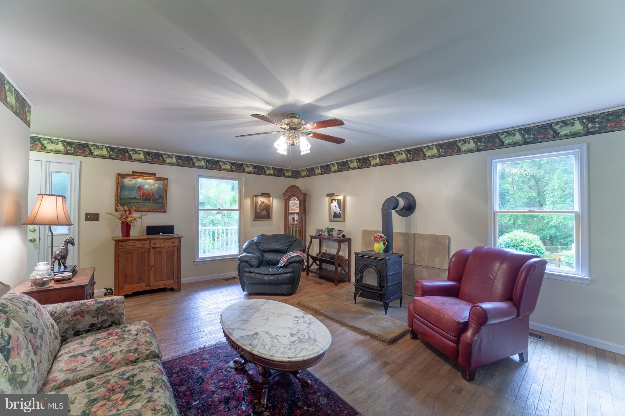 100 Reckord Road Fallston, MD 21047 - Photo 7 of 30 Family Room with wood stove