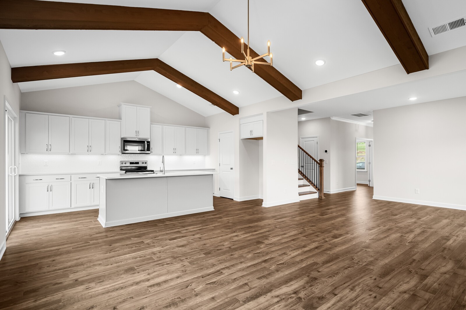 1733 Merkel Road Columbia, TN 38401 - Photo 19 of 53 a view of kitchen with wooden floor