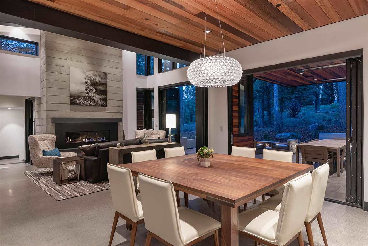 10629 Carson Range Road Truckee, CA 96161 - Photo 6 of 21 a kitchen with a table and chairs in it