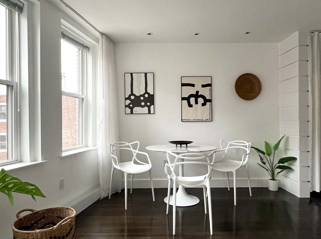 15 Charter Street, Unit 4 Boston, MA 02113 - Photo 3 of 42 a dining room with furniture and window