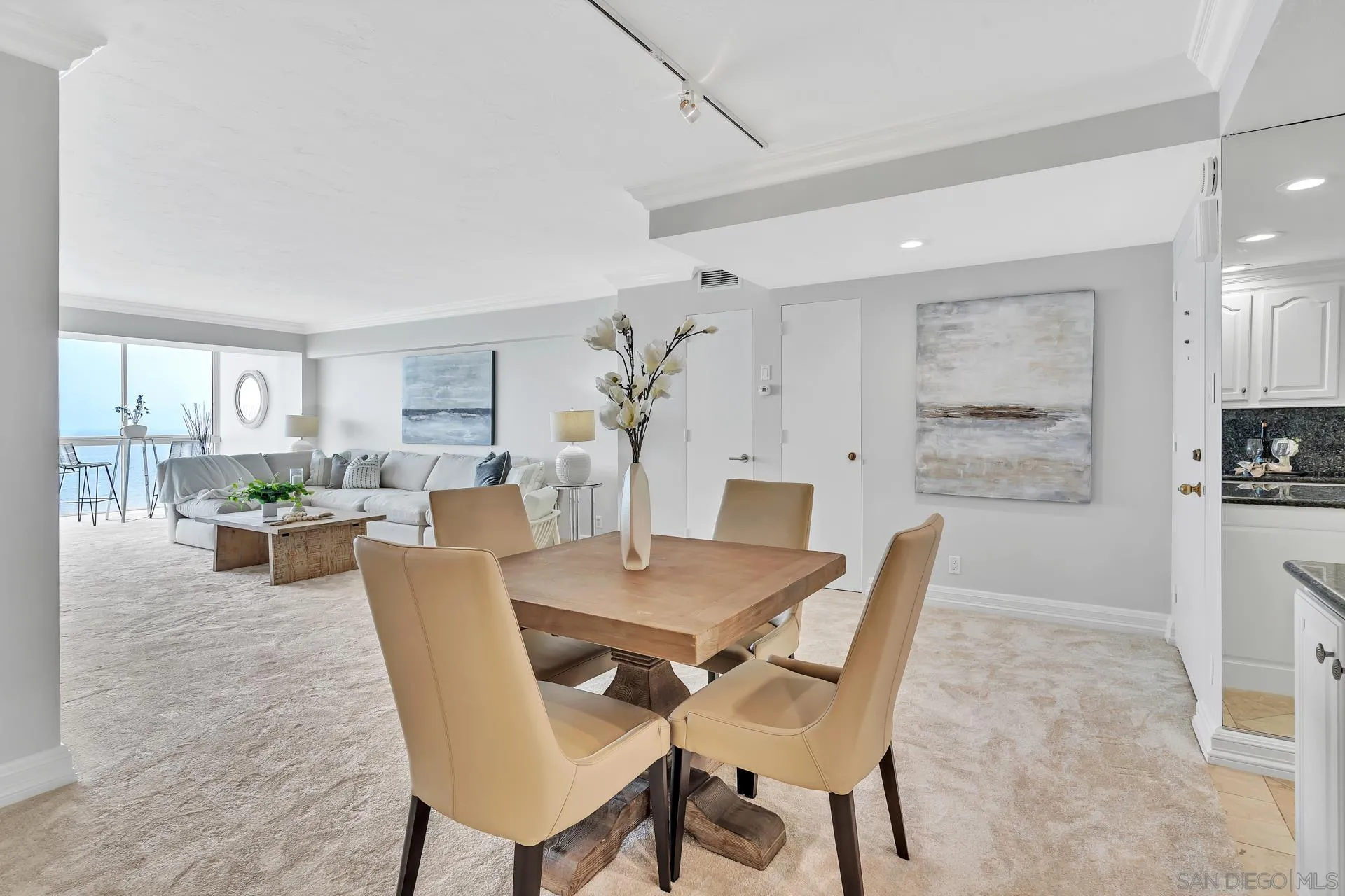 939 Coast Boulevard, Unit 12C La Jolla, CA 92037 - Photo 7 of 41 a view of a dining room with furniture