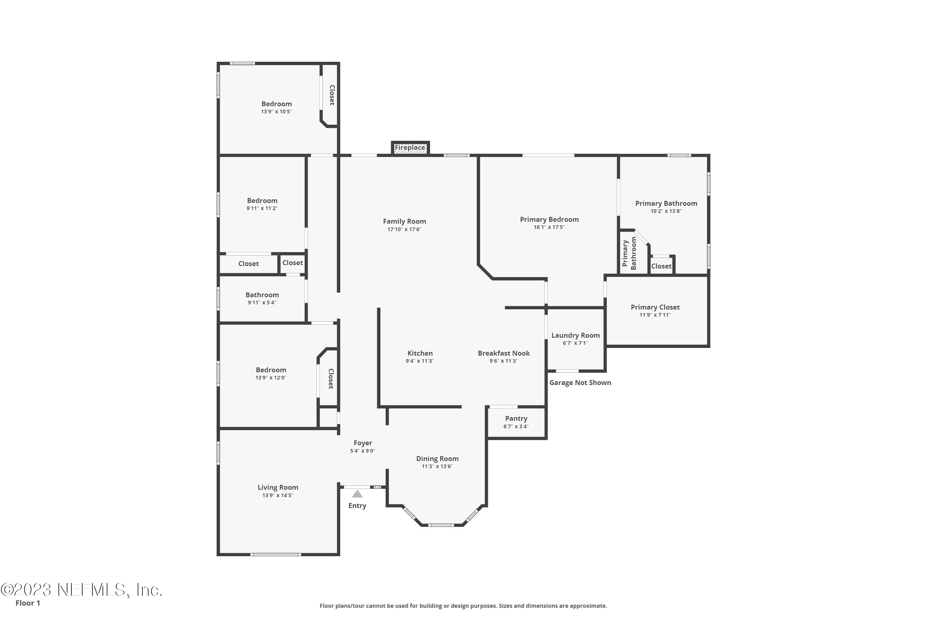 613 Hummingbird Court St. Johns, FL 32259 - Photo 29 of 29 a picture of floor plan